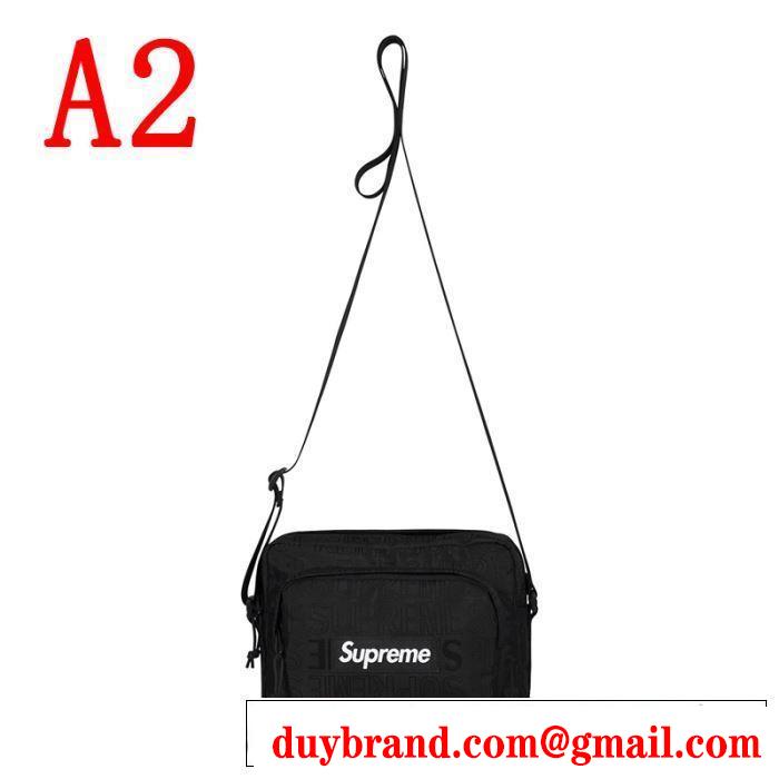 おしゃれ上級者に挑戦 Supreme 19SS 46th Shoulder Bag  シュプリーム SUPREME 4色可選  斜め掛けバッグ