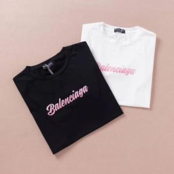 Summer Classic Balenciaga 2019SS Xu hướng sản phẩm Balenciaga 2 -sleeved T -Shirt có màu sắc thời trang mùa xuân / mùa hè này