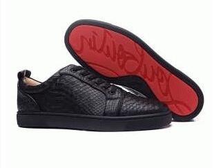 Giày Louboutin thoải mái Christian Louboutin Rantulow Men's Low -cut Sneakers màu đen