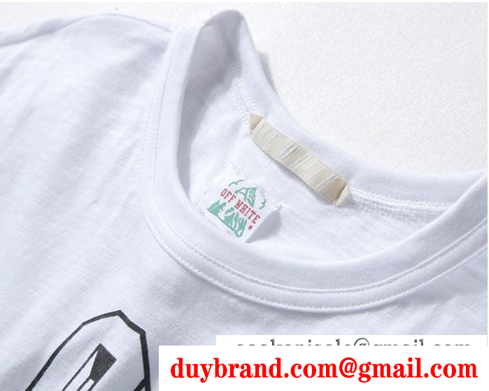 オフホワイト off-white ロゴ スーパーコピー ラウンドネック 半袖tシャツ 男性用 定番人気