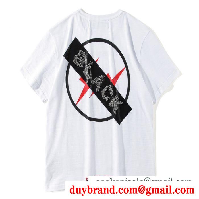 高品質を演出するOff-WhiteオフホワイトＴシャツ格安 男女兼用 クルーネック半袖tシャツ プリント ブラック ホワイト