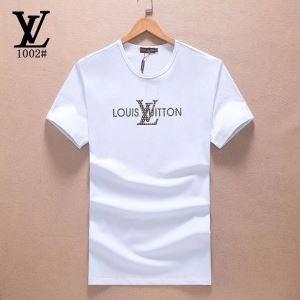 Louis Vuitton Louis Vuitton T -Shirt Men Business Crew Neck Sleeve T -shirt rất phổ biến ở nước ngoài