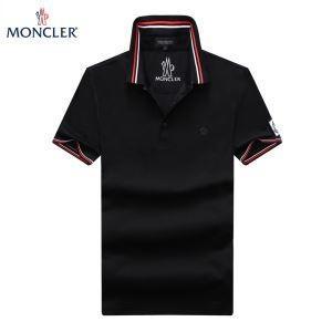 Thiết kế phong cách Moncler Moncler T -Shirt Men Business Short Short Tay áo Poroneck T -Shirt Đặt hàng thư giá rẻ