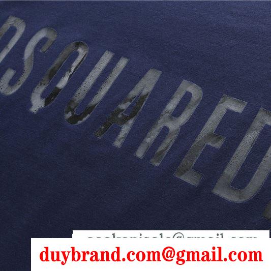 DSQUARED2ディースクエアードコピーロゴがプリントしたGD0097 s22427 900 16ksj3メンズ半袖クルーネックtシャツブルー、ホワイト2色