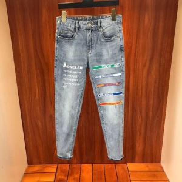 Bộ sưu tập bộ sưu tập thời thượng mới nhất của Moncler Moncler Geepan Pants 2019 Mùa xuân / Mùa hè Hàng thời trang nổi tiếng _ Quần jean thương hiệu _ Thời trang nam