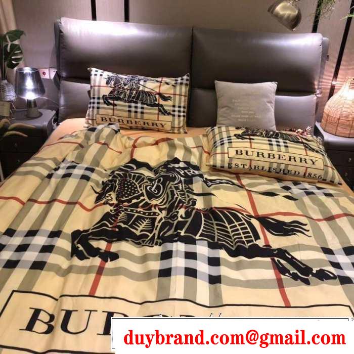 気になる2019年秋のファッションバーバリー BURBERRY  寝具4点セット  今年らしい新しい人気色