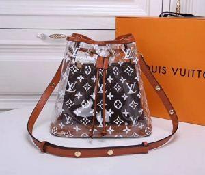 Tài liệu PVC Louis Vuitton Louis Vuitton Ladies Bag Bag Trà mới