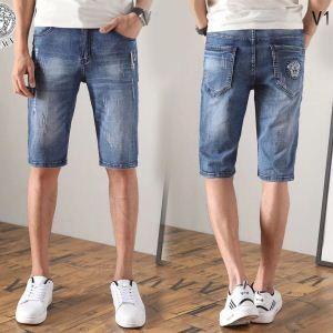 Mô hình bán hàng hạn chế Versace Versace Half Men's Denim Jeans Super Great Great New Freet