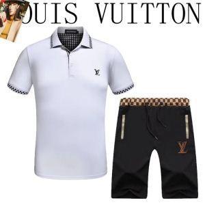 Bán ít hơn một nửa giá Louis Vuitton Vuitton Short Sleeve Shirt Chức năng nam