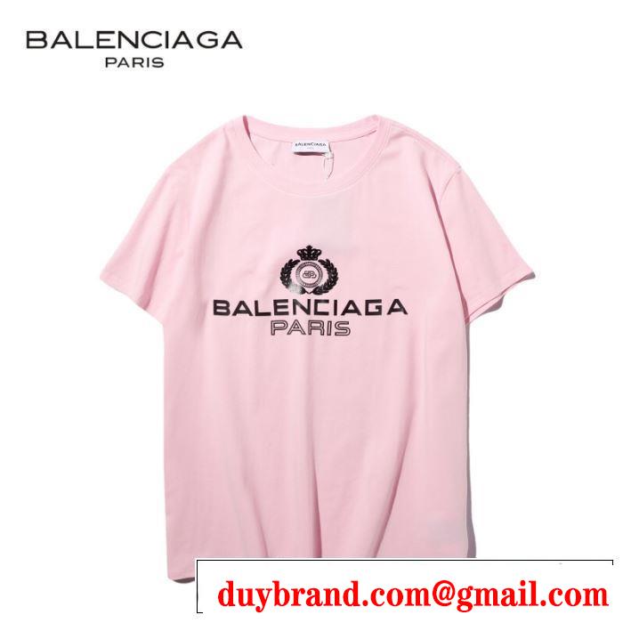 多色可選 バレンシアガ VIP価格SALE BALENCIAGA  2020モデル 半袖Tシャツエレガントな雰囲気