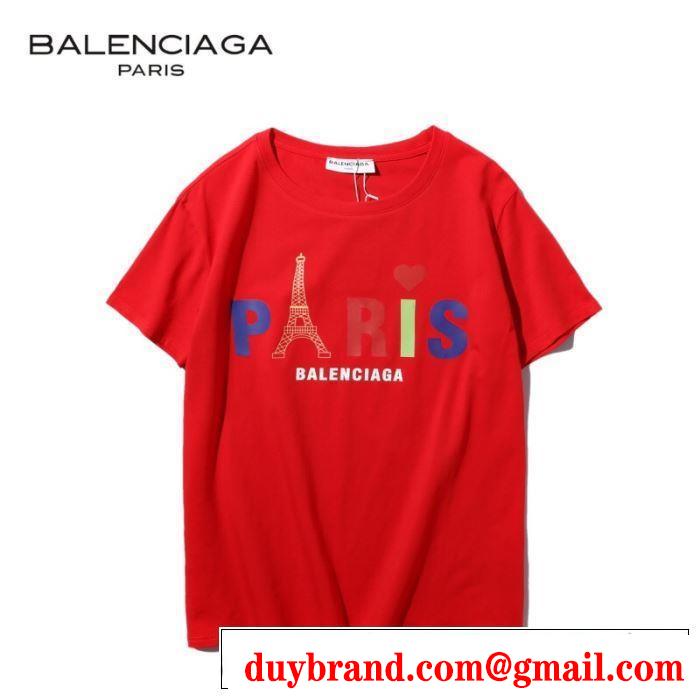 半袖Tシャツ 多色可選 ストリート感あふれ バレンシアガ BALENCIAGA 普段使いにも最適なアイテム