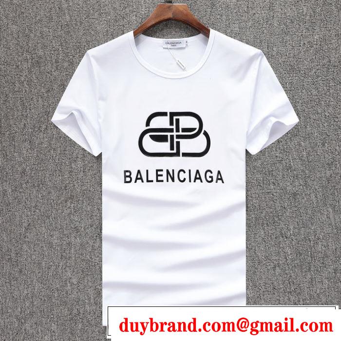 多色可選 ストリー系に大人気 バレンシアガ BALENCIAGA デザインお洒落 半袖Tシャツ2020春新作