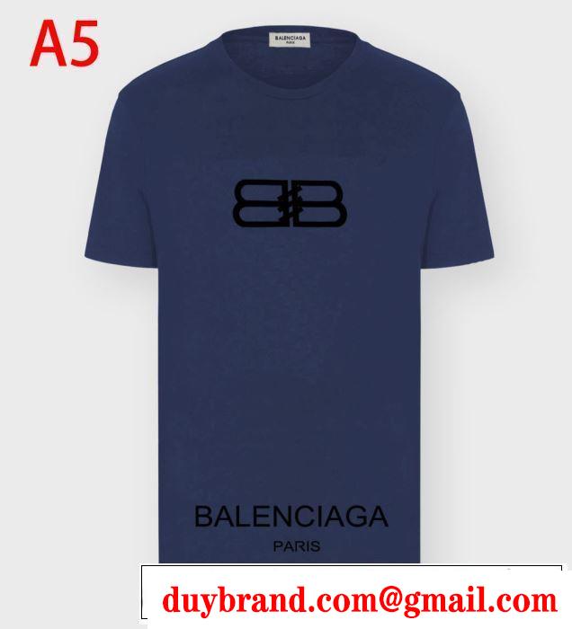 2020話題の商品 多色可選 半袖Tシャツ お値段もお求めやすい バレンシアガ BALENCIAGA