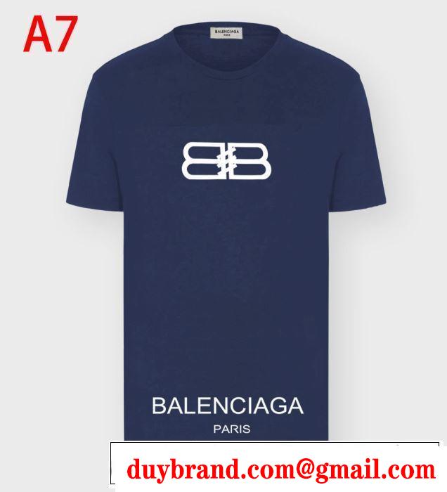 2020話題の商品 多色可選 半袖Tシャツ お値段もお求めやすい バレンシアガ BALENCIAGA