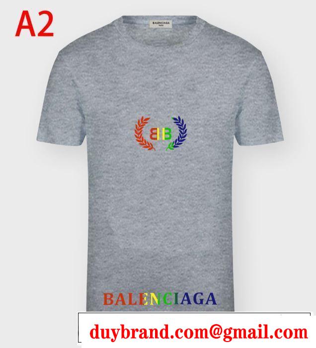 多色可選 普段のファッション バレンシアガ大人気のブランドの新作  BALENCIAGA 半袖Tシャツ