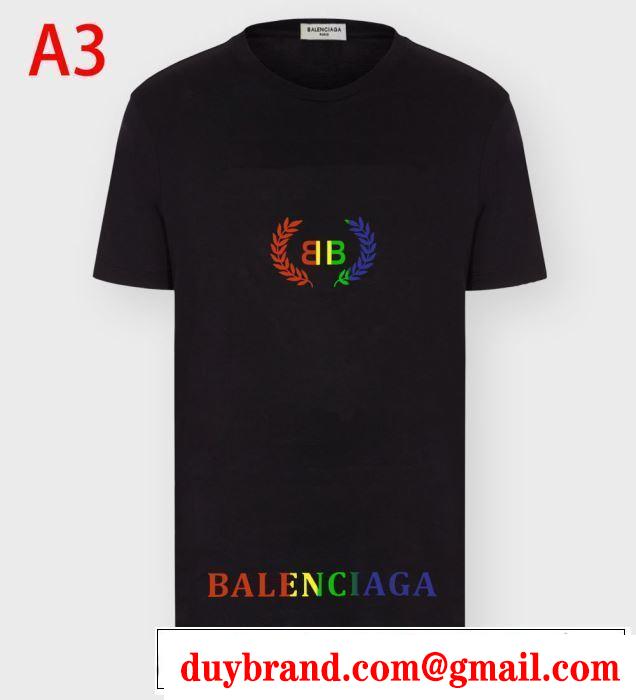 多色可選 普段のファッション バレンシアガ大人気のブランドの新作  BALENCIAGA 半袖Tシャツ