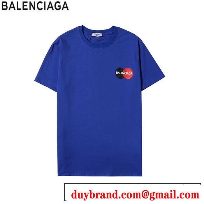 飽きもこないデザイン 2020話題の商品 多色可選 バレンシアガ BALENCIAGA 半袖Tシャツ
