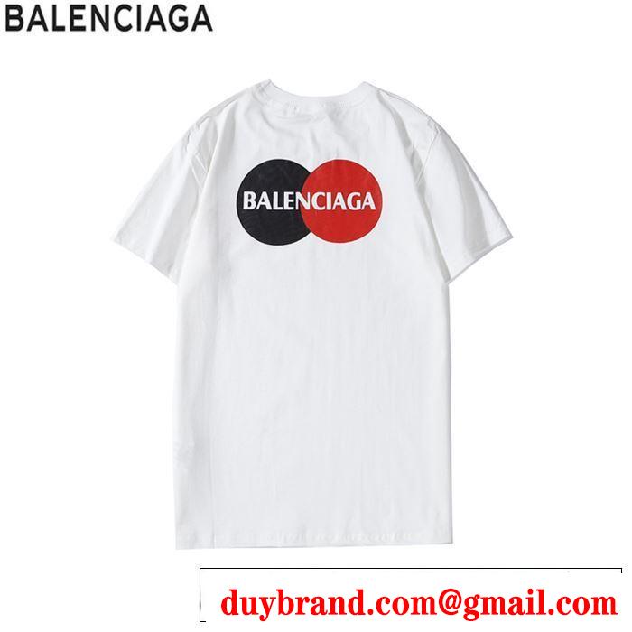 飽きもこないデザイン 2020話題の商品 多色可選 バレンシアガ BALENCIAGA 半袖Tシャツ