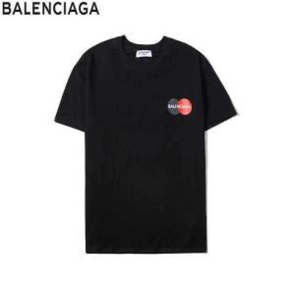 Thiết kế không mệt mỏi với 2020 Chủ đề Balenciaga Balenciaga Short Sleeve T -shirt