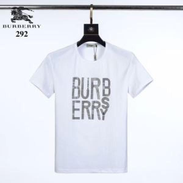 Phong cách ba màu Burberry 2020SS Tay áo ngắn Burberry T -Shirt 2 năm trở lên vị trí 1