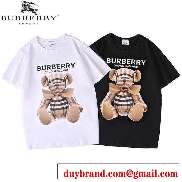 2色可選どのアイテムも手頃な価格で　バーバリー BURBERRY　トレンド最先端のアイテム　半袖Tシャツ