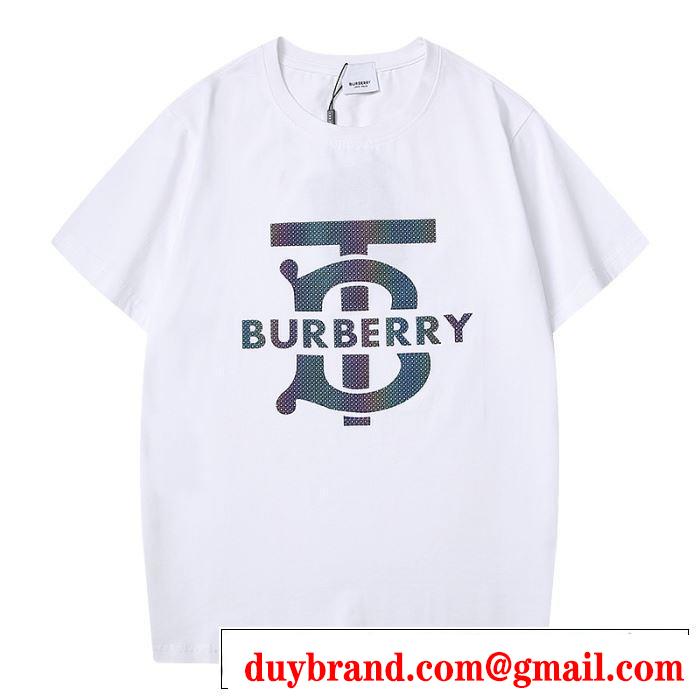 ファッションに合わせ　2色可選　バーバリー 限定アイテム特集　BURBERRY　半袖Tシャツ　お値段もお求めやすい