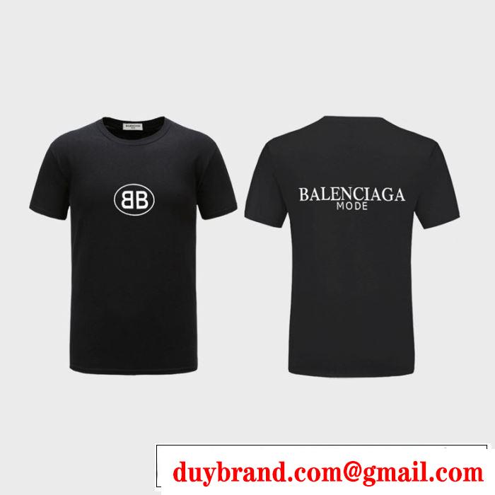 多色可選 着こなしを楽しむ 半袖Tシャツ 有名ブランドです バレンシアガ BALENCIAGA 争奪戦必至