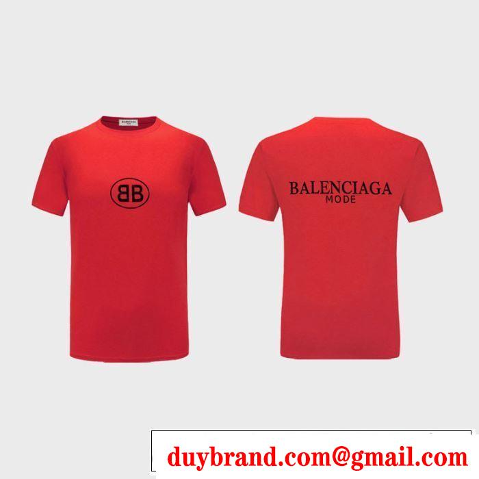 多色可選 着こなしを楽しむ 半袖Tシャツ 有名ブランドです バレンシアガ BALENCIAGA 争奪戦必至