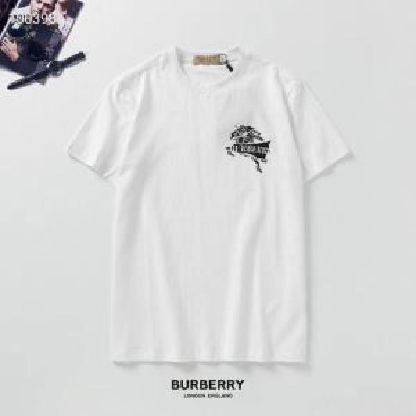 Mùa xuân đáng yêu mới tay áo ngắn T -Shirt 2 Lựa chọn màu Xếp hạng 1st Place Burberry 2020 Chủ đề Burberry _ Tay áo ngắn T -Shirt _ Thời trang nam