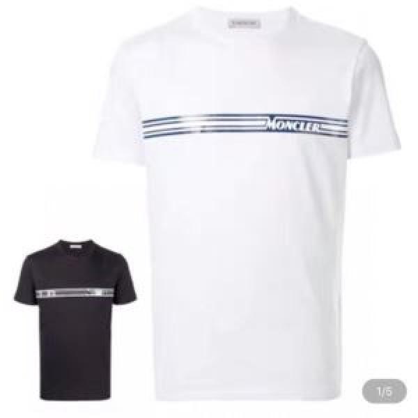 2020 Model 2 Lựa chọn màu tay áo ngắn T -Shirt đơn giản thời trang Moncler Moncler Style Up