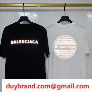  Áo Thun Bộ sưu tập Mùa xuân / Mùa hè Balenciaga Balenciaga T -Shirt Night Light In  nổi tiếng unisex 