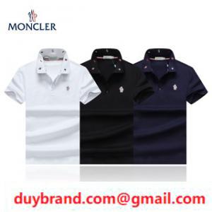 Moncler Moncler Mail đặt hàng polo áo cổ áo nam Xu hướng mùa hè mới nhất