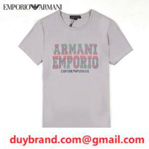 Nhận T -Sshirts ngắn tuyệt vời! Quần áo Armani Armani Thời trang nam 3 Màu