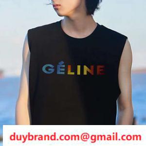 Hoạt động từ mùa này Celine Celine T -shirt 2 Color 2 Colors bao gồm cảm giác phong cách và chất lượng cao