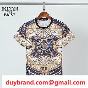 Balman T -Shirt giá rẻ Balmain Balmain làm mới quần áo nam mùa xuân / mùa hè