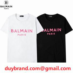 Xu hướng vật phẩm bình thường với nhiều xu hướng Balmain Logo Barman T -shirt