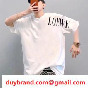 Hoạt động trong một loạt các tọa độ Loewe Loewe Short Sleeve T -shirt Logo In Wordrove Ally