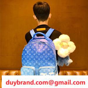 20FW Backpack nổi tiếng Louis Vuitton Backpack Multipocket Thưởng thức phong cách mùa hè