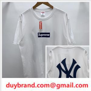 Tối cao X New York Yankees Đơn đặt hàng qua thư tối cao Sleeve t -shirt Street Một loạt các tọa độ