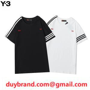 Wai Three Y-3 Logo Yoji Yamamoto Tay áo ngắn áo phông 100 % Cotton
