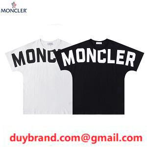 Moncler Fake Short Tay áo ngắn T -Shirt 2 màu áo cổ áo Jersey tự hào có chất lượng cao so với kích thước
