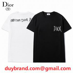 Dior nam ngắn tay áo t -shirt với bầu không khí tinh vi với logo phông chữ đơn giản