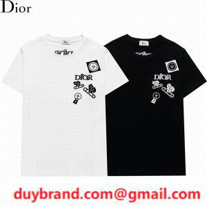 Unisex mặt hàng phổ biến logo hàng đầu dior t -shirt đảm bảo chất lượng