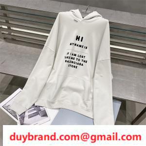 Áo hoodie Balenciaga rách Unisex Balenci*GA2021 dáng rộng 
