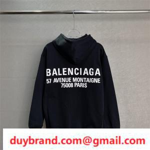 Balenciaga Paris 2021FW MỚI / Mùa đông Tiếng Anh -Sh hình logo Thao đồng giá rẻ cả nam và nữ có thể được đeo