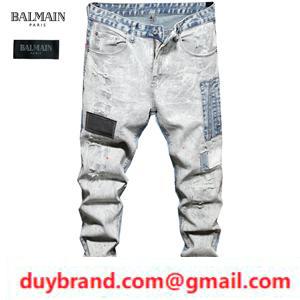 Balmain Balman quần jean thời trang nam giản dị và hoạt động đẹp mắt