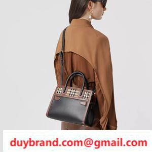Burberry Mini Leather & Vintage Toot Tay xử lý Burberry Bag Elegance Đẹp
