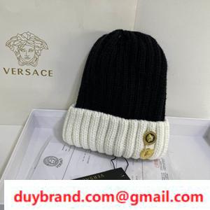 Versace Versace Knit Hat Autumn / Winter Corde Panel Thiết kế hoạt động từ mùa này
