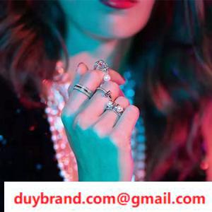 Thần tượng nổi tiếng yêu 2022 Nhẫn Tiffany mới Tiffany Hardwear Double Pearl Silver Casual