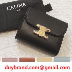 Ví cầm tay Celine Nữ Thời trang công sở Celine Folding Wallet phong cách sang trọng màu sắc tinh tế